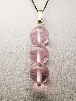 Tools4transformation Pink Andara Crystal Pendant (3 X 12mm)