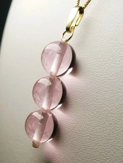 Tools4transformation Pink Andara Crystal Pendant (3 X 12mm)