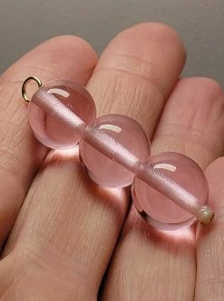 Tools4transformation Pink Andara Crystal Pendant (3 X 12mm)