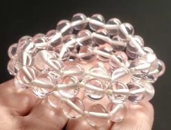 Tools4transformation Pink Andara Crystal Necklace 8mm 25inch