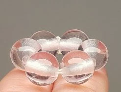 Tools4transformation Chakra Sets Pink Andara Crystal Therapy/Meditation Ring