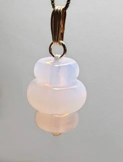 Tools4transformation Pendants Pink Opalescence Andara Crystal Pendant