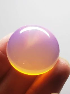 Tools4transformation Opalescent - Pink Andara Crystal Cabochon 30mm Andara Crystal Healing & Meditation Tools