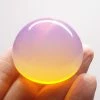 Tools4transformation Andara Crystal Healing & Meditation Tools Opalescent - Pink Andara Crystal Cabochon 40mm