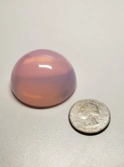 Tools4transformation Andara Crystal Healing & Meditation Tools Opalescent - Pink Andara Crystal Cabochon 40mm