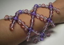 Tools4transformation Pink Violet Healing Flame Mini Mat Andara Crystal Specialized Healing Tool