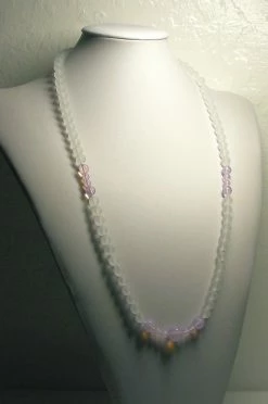 Tools4transformation Opalesence-Pink Andara Crystal Necklace 28inch