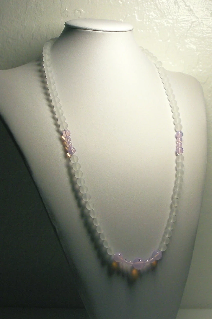 Tools4transformation Opalesence-Pink Andara Crystal Necklace 28inch