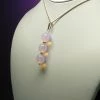 Tools4transformation Pink Opalescence Andara Crystal With Gold Pendant (3 X 12mm)