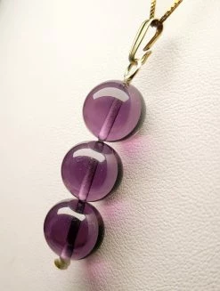 Tools4transformation Purple Andara Crystal Pendant (3 X 12mm)