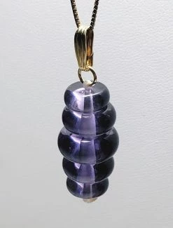 Tools4transformation Purple Andara Crystal Pendant Pendants