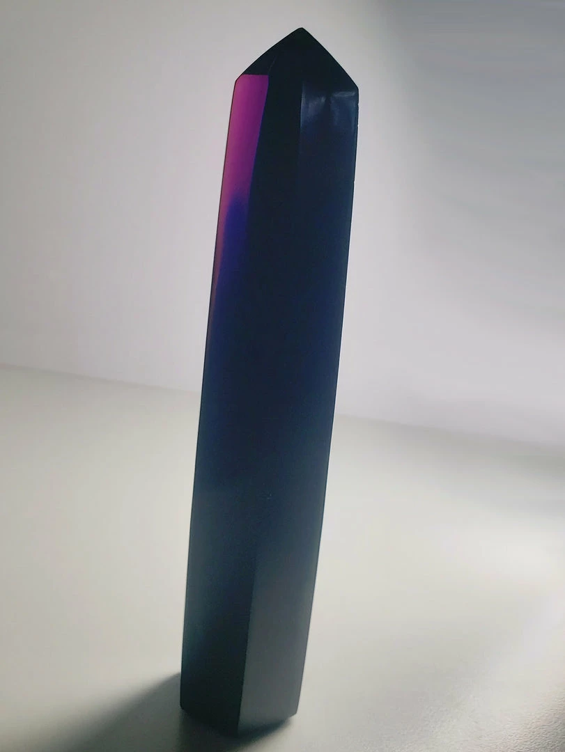 Tools4transformation Andara Crystal Healing & Meditation Tools Purple (Deep) Andara Crystal Generator 6inch 264g