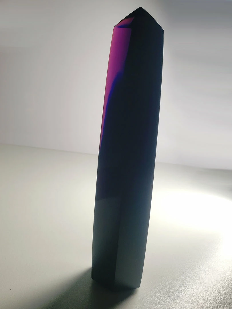 Tools4transformation Andara Crystal Healing & Meditation Tools Purple (Deep) Andara Crystal Generator 6inch 264g