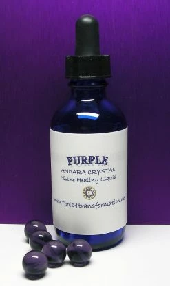 Tools4transformation Liquid Andaras - Vibrational Essences Purple Andara Crystal Liquid