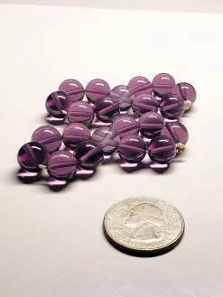 Tools4transformation Andara Crystal Healing & Meditation Tools Purple Andara Crystal Color Ray Healing Tool PAIR