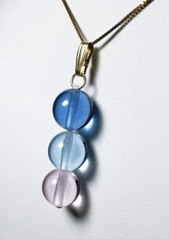 Tools4transformation Pink Violet Healing Flame Andara Crystal Pendant