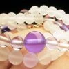 Tools4transformation Pink Violet Flame Andara Crystal Necklace 18.25inch