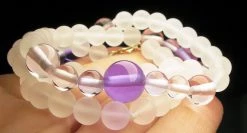 Tools4transformation Pink Violet Flame Andara Crystal Necklace 18.25inch