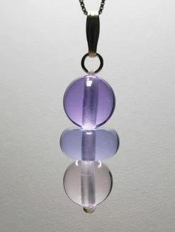 Tools4transformation Pink Violet Healing Flame Andara Crystal Pendant