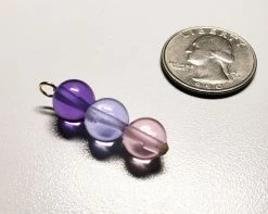 Tools4transformation Pink Violet Healing Flame Andara Crystal Pendant Healing Flames