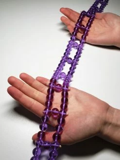 Tools4transformation Violet Healing Flame Spinal Mat Andara Crystal Specialized Healing Tool