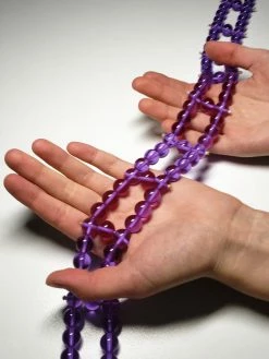 Tools4transformation Violet Healing Flame Spinal Mat Andara Crystal Specialized Healing Tool