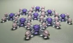 Tools4transformation Pink Violet Healing Flame Mini Mat Andara Crystal Specialized Healing Tool