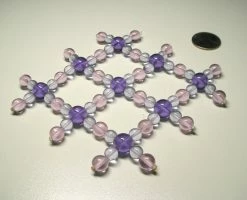 Tools4transformation Pink Violet Healing Flame Mini Mat Andara Crystal Specialized Healing Tool