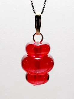 Tools4transformation Red Andara Crystal Pendant Pendants
