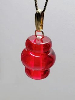 Tools4transformation Red Andara Crystal Pendant Pendants