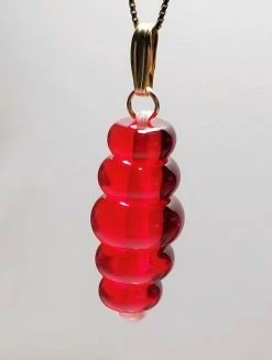 Tools4transformation Red Andara Crystal Pendant