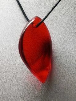 Tools4transformation Pendants Red Andara Crystal Simple Wear Pendant A