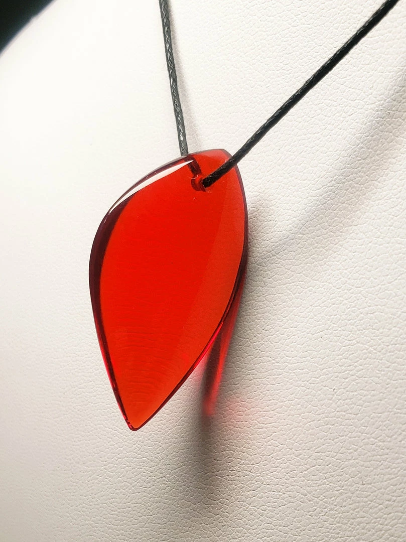 Tools4transformation Pendants Red Andara Crystal Simple Wear Pendant A