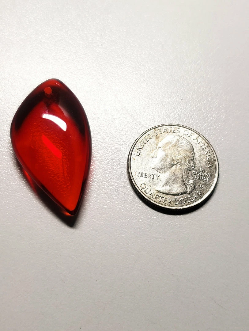 Tools4transformation Pendants Red Andara Crystal Simple Wear Pendant A