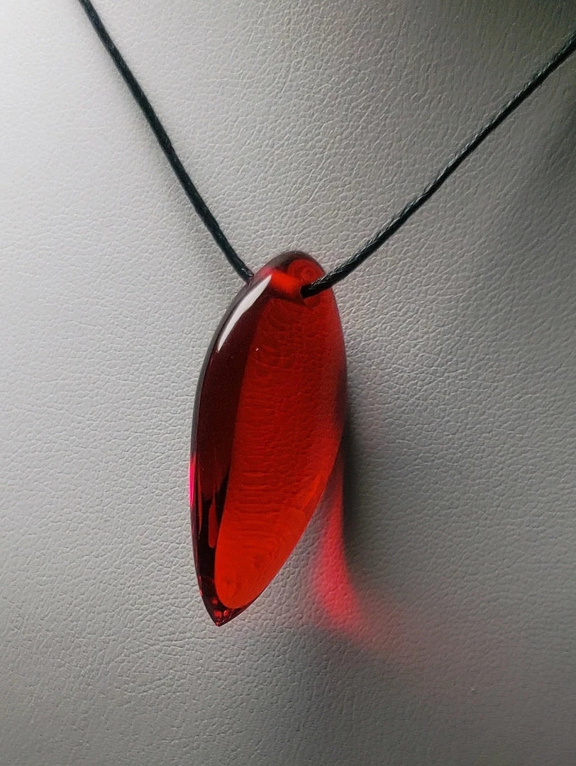 Tools4transformation Red Andara Crystal Simple Wear Pendant B