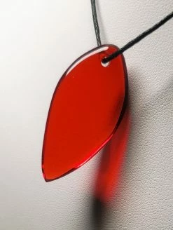 Tools4transformation Red Andara Crystal Simple Wear Pendant B