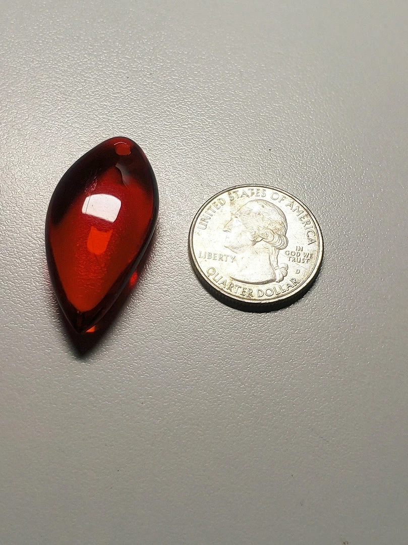 Tools4transformation Red Andara Crystal Simple Wear Pendant B