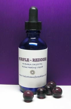 Tools4transformation Purple (Reddish - Plum) Andara Crystal Liquid Liquid Andaras - Vibrational Essences
