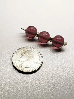 Tools4transformation Pendants Purple - Reddish Andara Crystal Pendant With Gold (3 X 10mm)