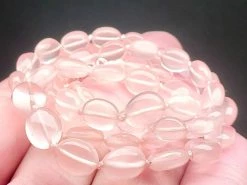Tools4transformation Rose Quartz EO++ Oval Shaped 18inch