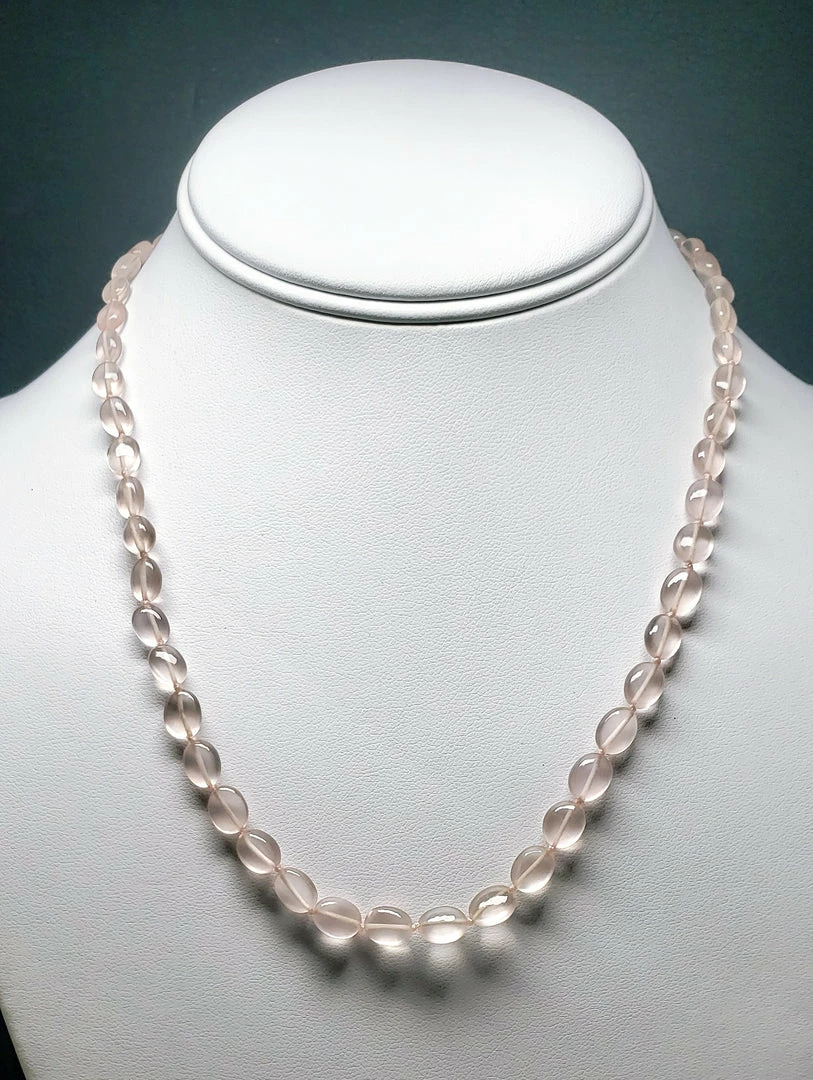 Tools4transformation Rose Quartz EO++ Oval Shaped 18inch