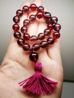 Tools4transformation Malas / Prayer Beads Andara Crystal Mala / Prayer Beads - Rose & Reddish Purple