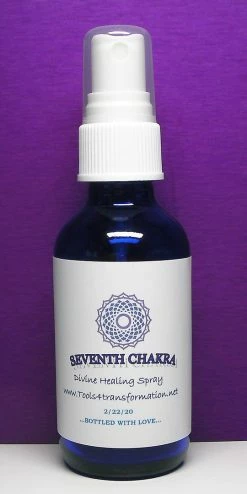 Tools4transformation Seventh/Crown (Sahasrara) Chakra Healing Spray Aromatherapy Sprays