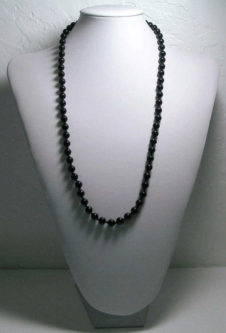 Tools4transformation Black Obsidian Therapeutic Necklace 25.5inch Obsidian - Black