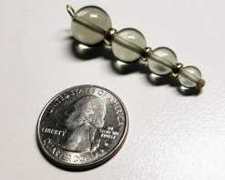 Tools4transformation Silver - Deep Andara Crystal With Gold Pendant (1 X 6-12mm)