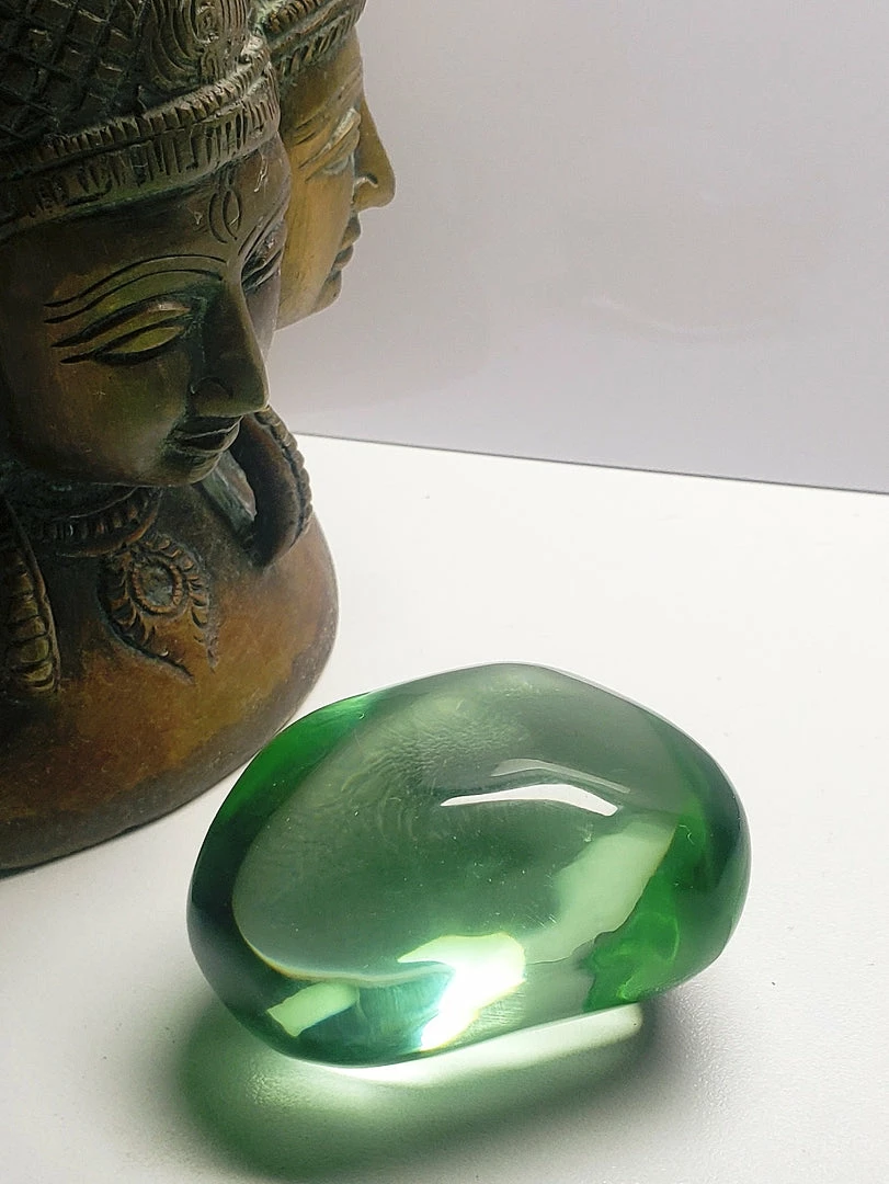 Tools4transformation Green / Eternal Spring Andara Crystal Hand Piece 108g