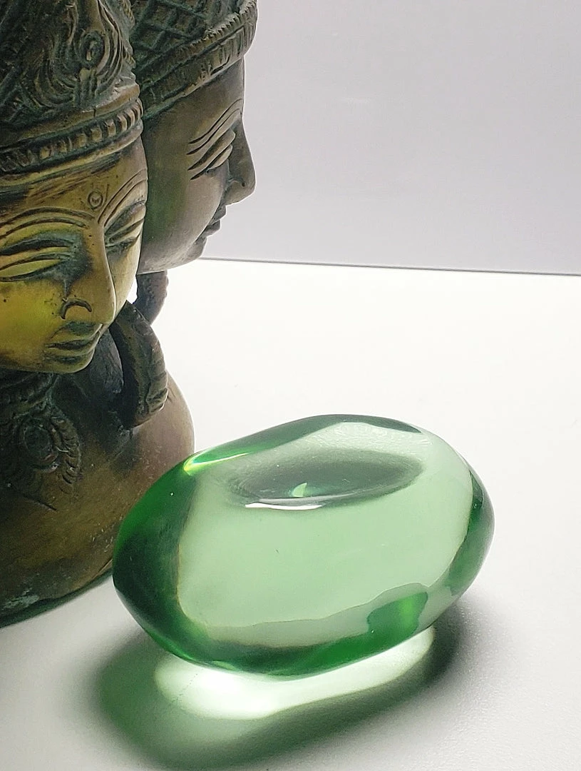 Tools4transformation SPECIAL BUY Green / Eternal Spring Andara Crystal Hand Piece 110g