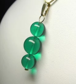 Tools4transformation Teal Andara Crystal Pendant (2 X 10mm & 1 X 12mm)