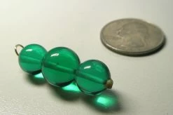 Tools4transformation Teal Andara Crystal Pendant (2 X 10mm & 1 X 12mm)