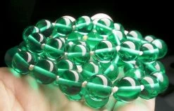 Tools4transformation Teal Andara Crystal Necklace 10mm 25.5inch